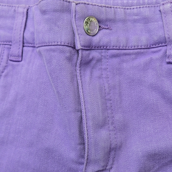 So Slimming by Chico's Women's 0.5 (XS/Size 6) Dark Lavender Cropped Denim Jeans - Picture 2 of 16